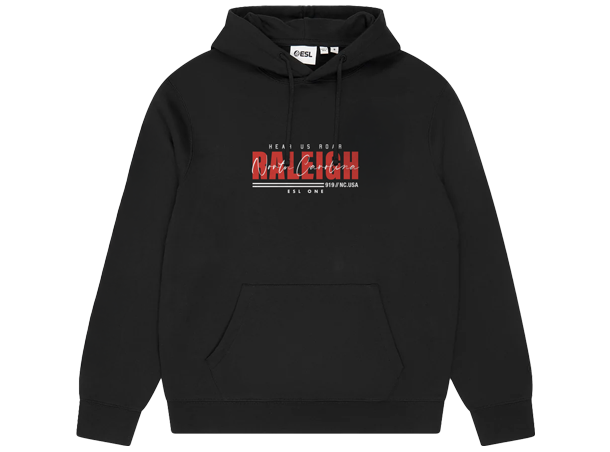 Black Raleigh Hoodie